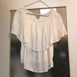 Holding horses off the shoulder shirt